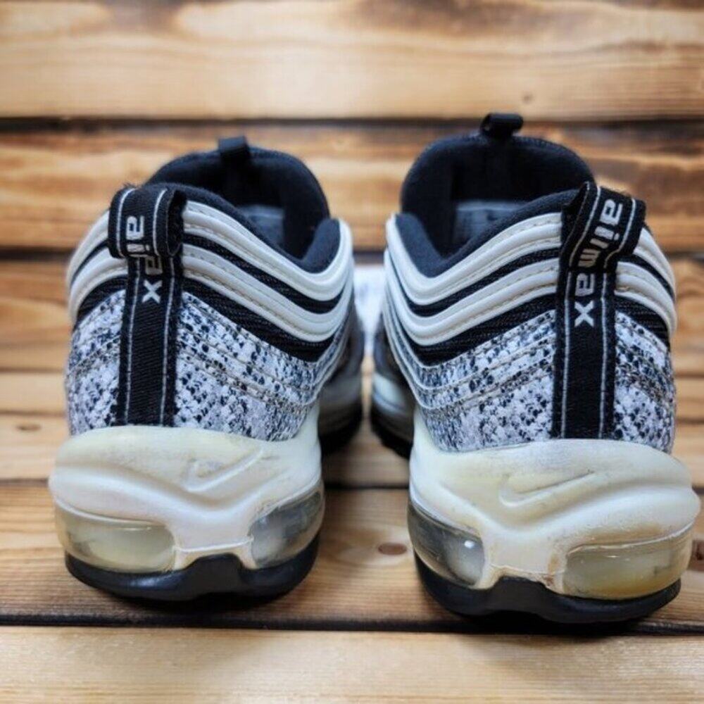 Nike Air Max 97 Women’s Size 8.5 Snake Print Black White Cocoa Casual Sneakers - Picture 11 of 11